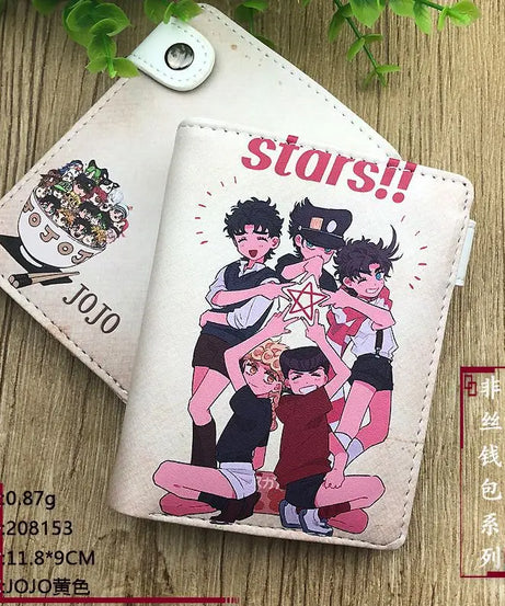 JoJo’s Bizarre Adventure Wallet – Jotaro Kujo Khaki Bifold & Coin Purse