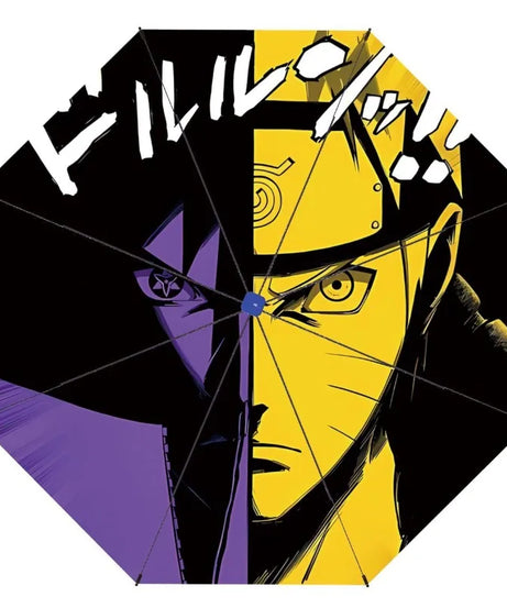 Naruto Umbrella Anime Personality Creative Fashion Sunscreen Student Fully Automatic Folding Umbrella Birthday Gift