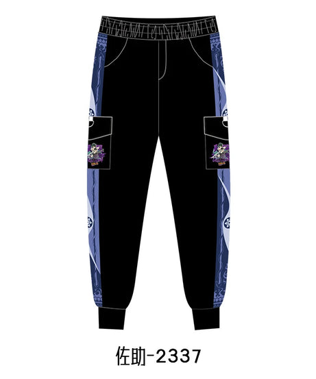 New Anime Peripherals Casual Pants Uzumaki Naruto Uchiha Sasuke Uchiha Itachi Hatake Kakashi Sweatpants Trousers Slacks Overalls
