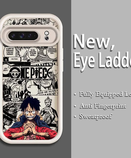 One Piece Eye Ladder Case – Shockproof Soft TPU Cover for Google Pixel 9–7A Pro/XL 5G
