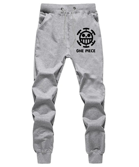 Students Casual Pants for Men and Women Summer Fashion Sports Breathable Cotton Pants Anime ONE PIECE Print Luxury Long Pants
