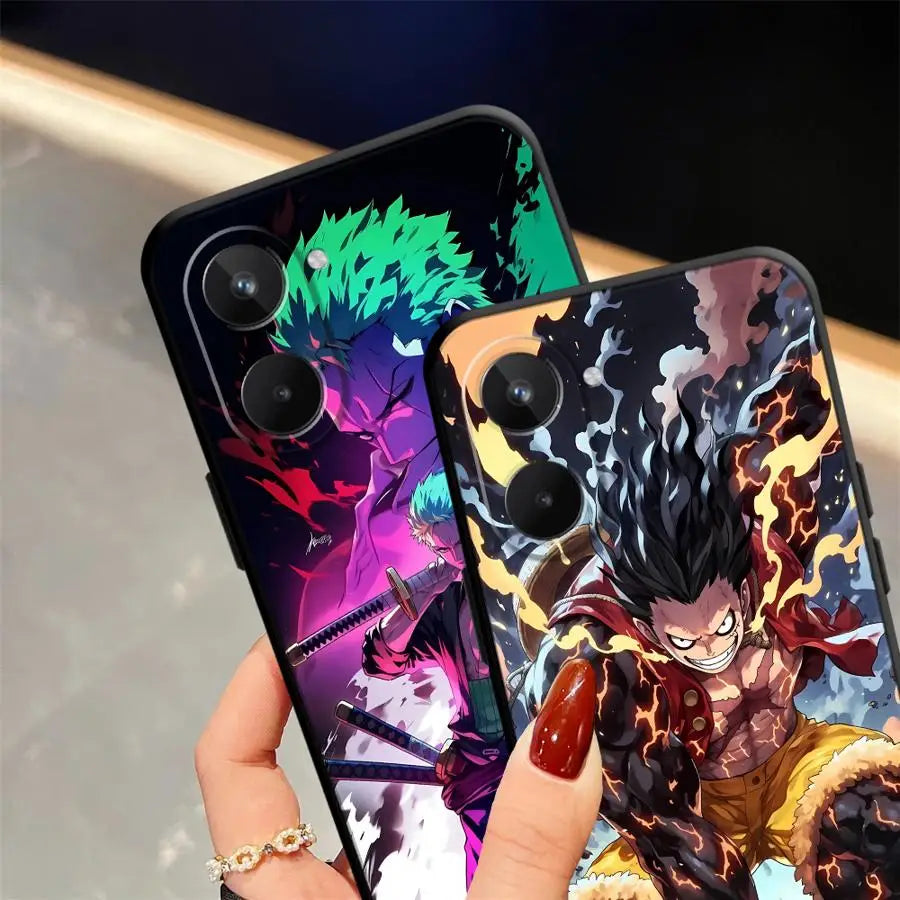 Phone Cover Case for Realme C15 C12 P3 Ultra C21 GT Master Neo2 C25 C33 C35 C53 C55 11 Pro Nazro 50 50i 12 14 Ones Pieces Luffy