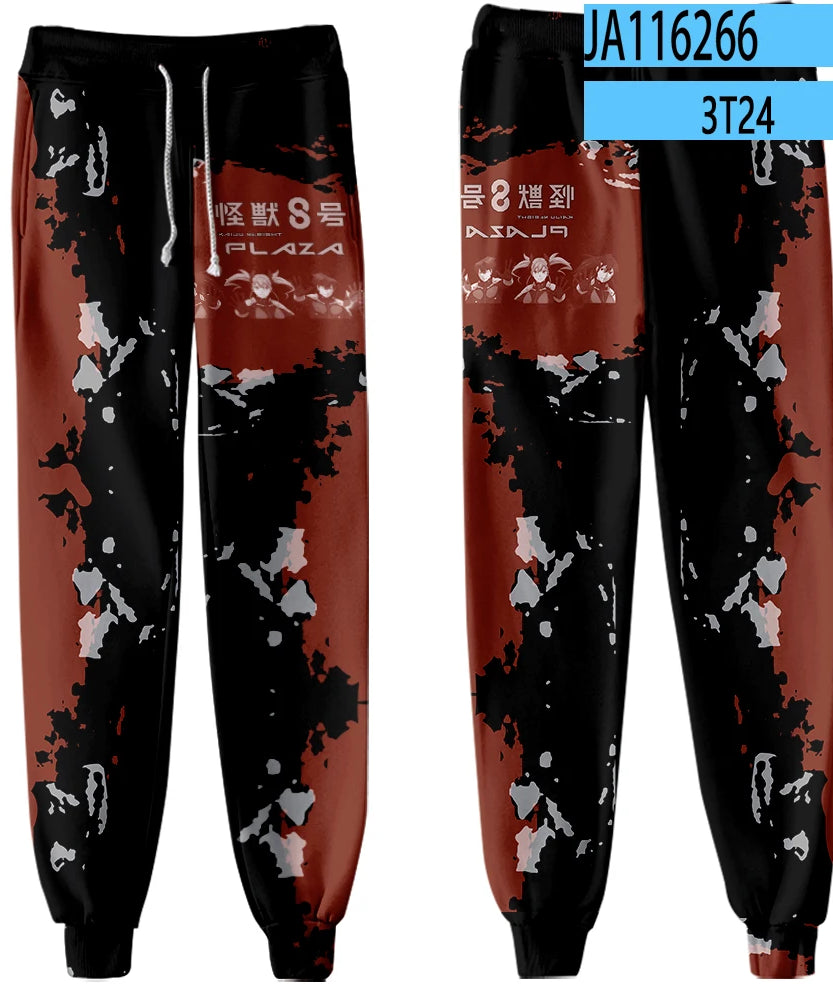 Kaiju No. 8 3D Jogger Pants – Anime Fitness & Casual Sweatpants