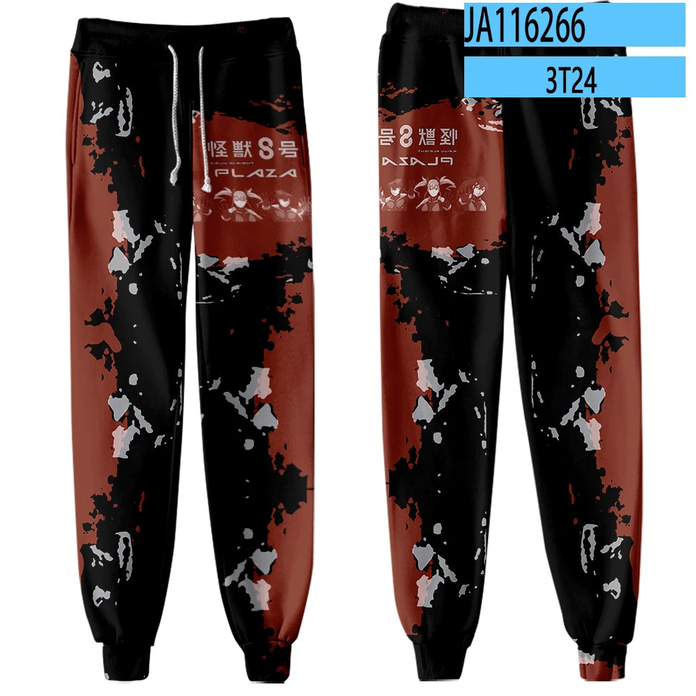 Kaiju No. 8 3D Jogger Pants – Anime Fitness & Casual Sweatpants