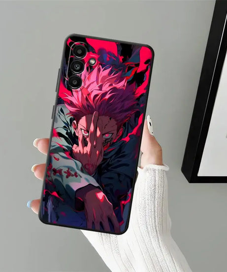 J-ujutsu K-aisen Soft Back Phone Cover Case for Samsung Galaxy A14 A15 A22 A23 A72 A73 A16 A21s A54 A71 A12 A13 A51 A52 A24 A31