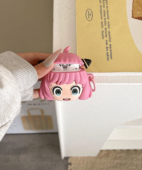 Anya Case for Apple Airpods 4 3 2 1 Gen Protective Cover for AirPods Pro 2nd 1st Generation Pro2 Anime Comics