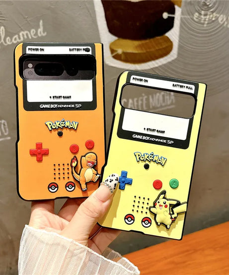 Pokémon Flip Case – Pikachu, Charmander & Squirtle | Google Pixel Fold Series