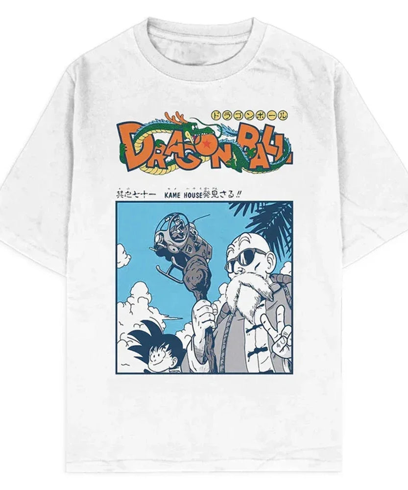 Dragon Ball Oversized Vintage T-Shirt – Streetwear Cotton Tee