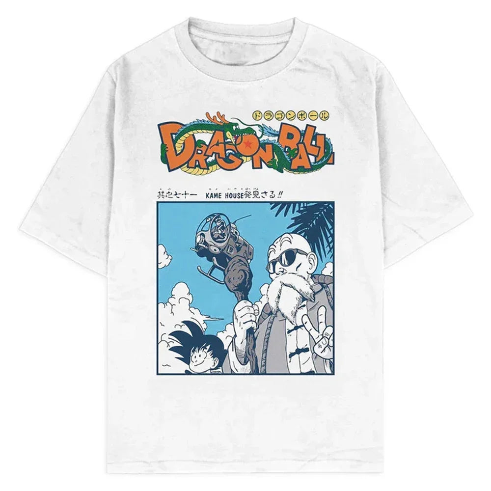 Dragon Ball Oversized Vintage T-Shirt – Streetwear Cotton Tee