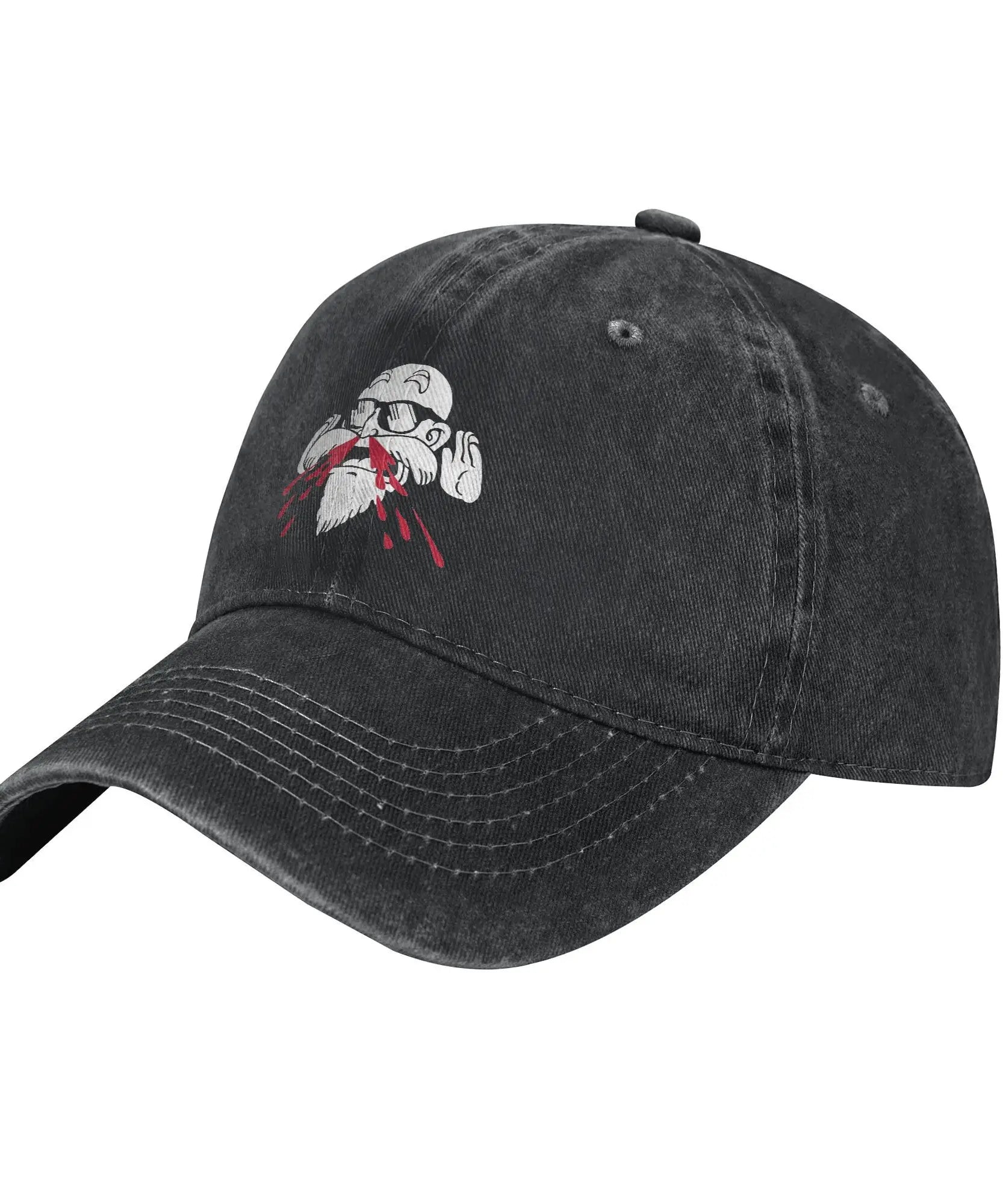 Master Roshi Distressed Denim Cap – Dragon Ball Z Unisex Adjustable Hat