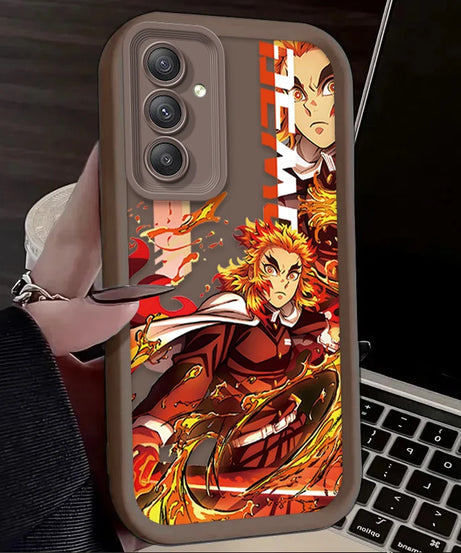 Anime Demon Slayer Phone Case For Samsung Galaxy A14 A15 S21 S22 S23 S24 FE Plus Ultra A25 A35 A52 A53 A54 A55 5G Cover