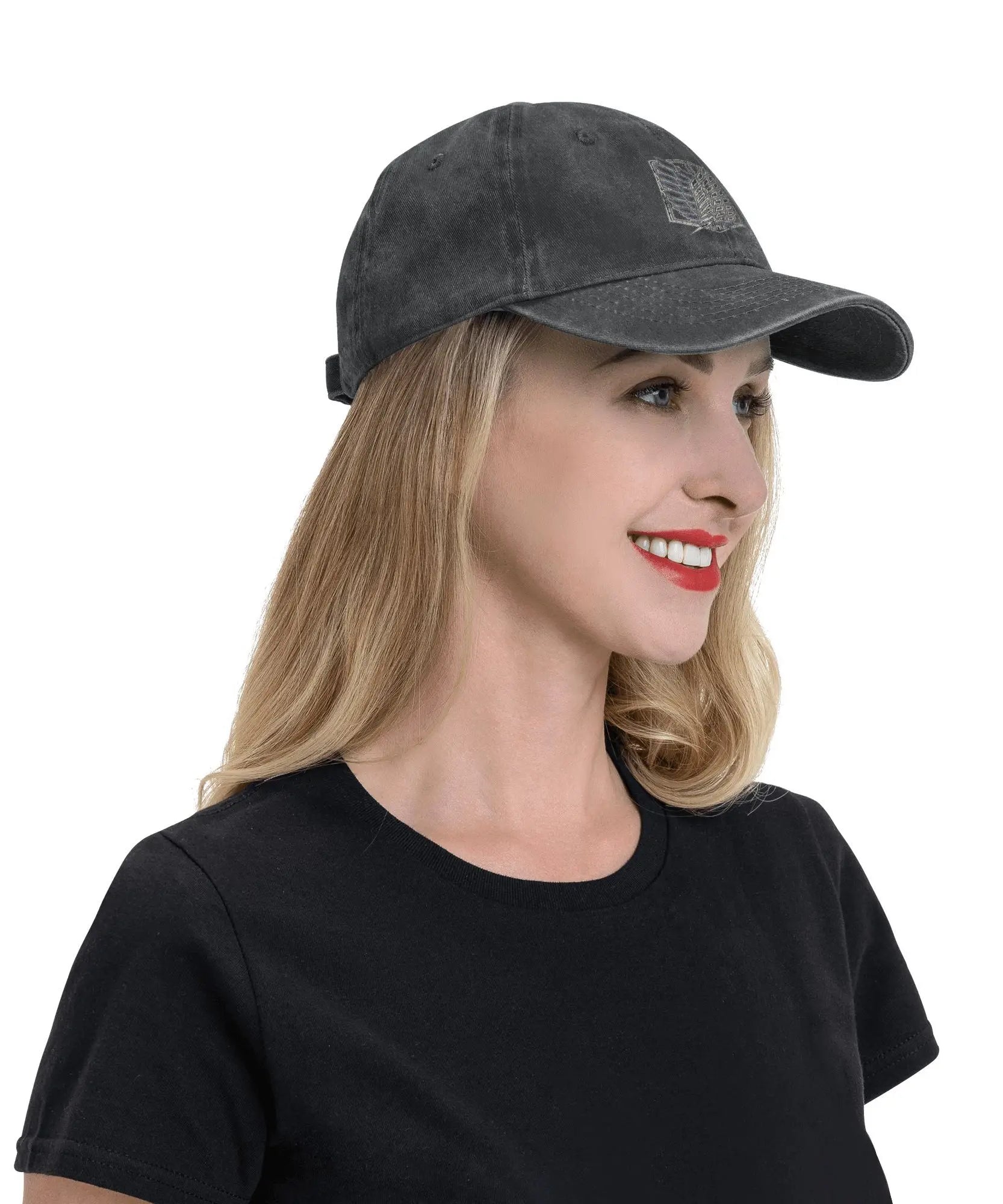 Attack On Titan Distressed Scout Symbol Anime Baseball Caps Vintage Distressed Cotton  Snapback Cap Unisex Travel  Gift Hats Cap