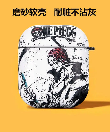 Anime One Piece Airpods1/2 Protective Case for Iphone Pro Bluetooth 3Rd Generation Earphones with Anti Drop Frosted Soft Shell