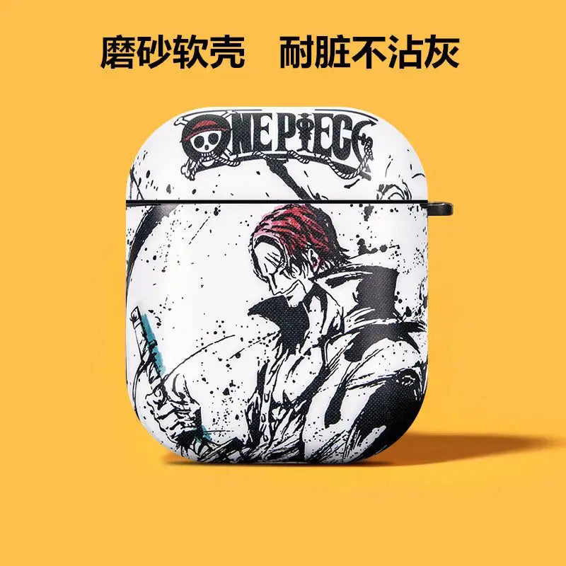 Anime One Piece Airpods1/2 Protective Case for Iphone Pro Bluetooth 3Rd Generation Earphones with Anti Drop Frosted Soft Shell