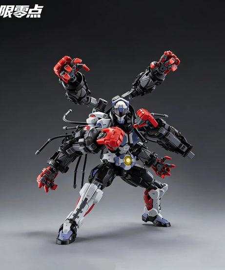 Hemoxian Over Zero 1/10 Baki Boxer Assembly Mecha Model Kit  Action Figure With Water Decals Collectible Toy Ornament Boy Gift