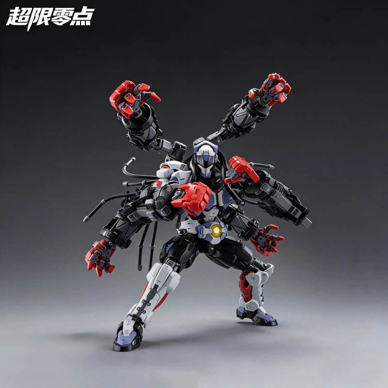 Hemoxian Over Zero 1/10 Baki Boxer Assembly Mecha Model Kit  Action Figure With Water Decals Collectible Toy Ornament Boy Gift