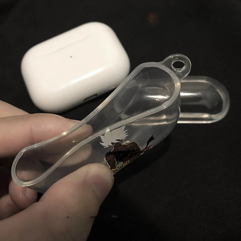 Dragon Ball Son Goku Earphone Case for Airpods Pro Pro2 3 Anime Transparent Wireless Earphone Protective Cover Shockproof Shell