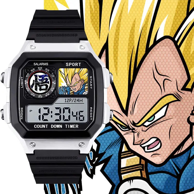 Goku Super Saiyan Kids Watch – Dragon Ball Waterproof Electronic Gift