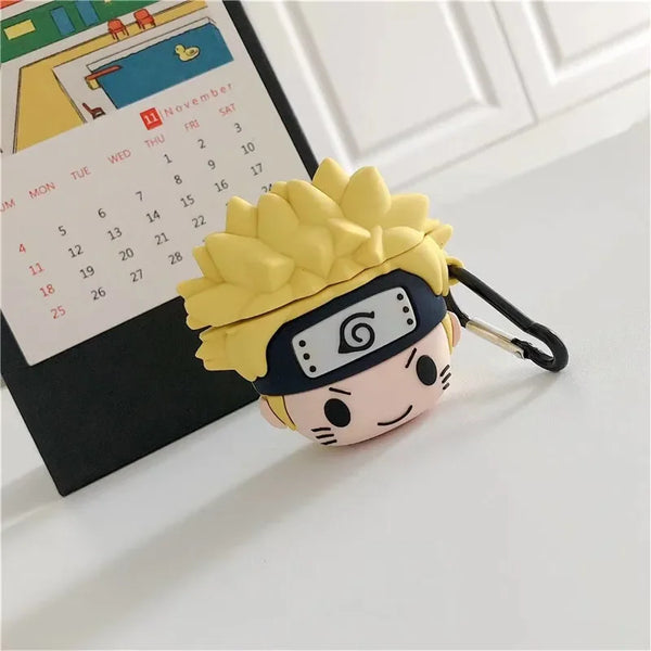 Anime Naruto Cartoon Silicone AirPods Case – Protective Earphone Cover for AirPods Pro & 1 2 3 4