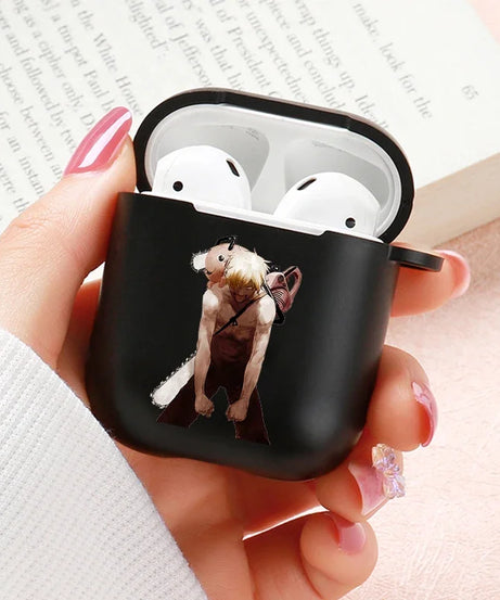 Anime Chainsaw Man Airpods Case for Apple Airpods Pro 2 1 2 3 Protective Denji Makima Aki Pochita Airpods Pro Case