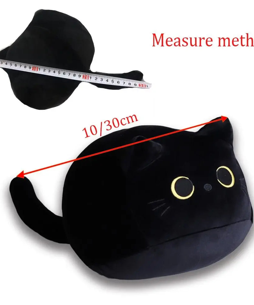 10/30CM Cat Doll Small Pendant Cuddly Pillow Cushion Ins Black Cat Plush Toy Doll for Girl Gift Plushie Stuffed Toys