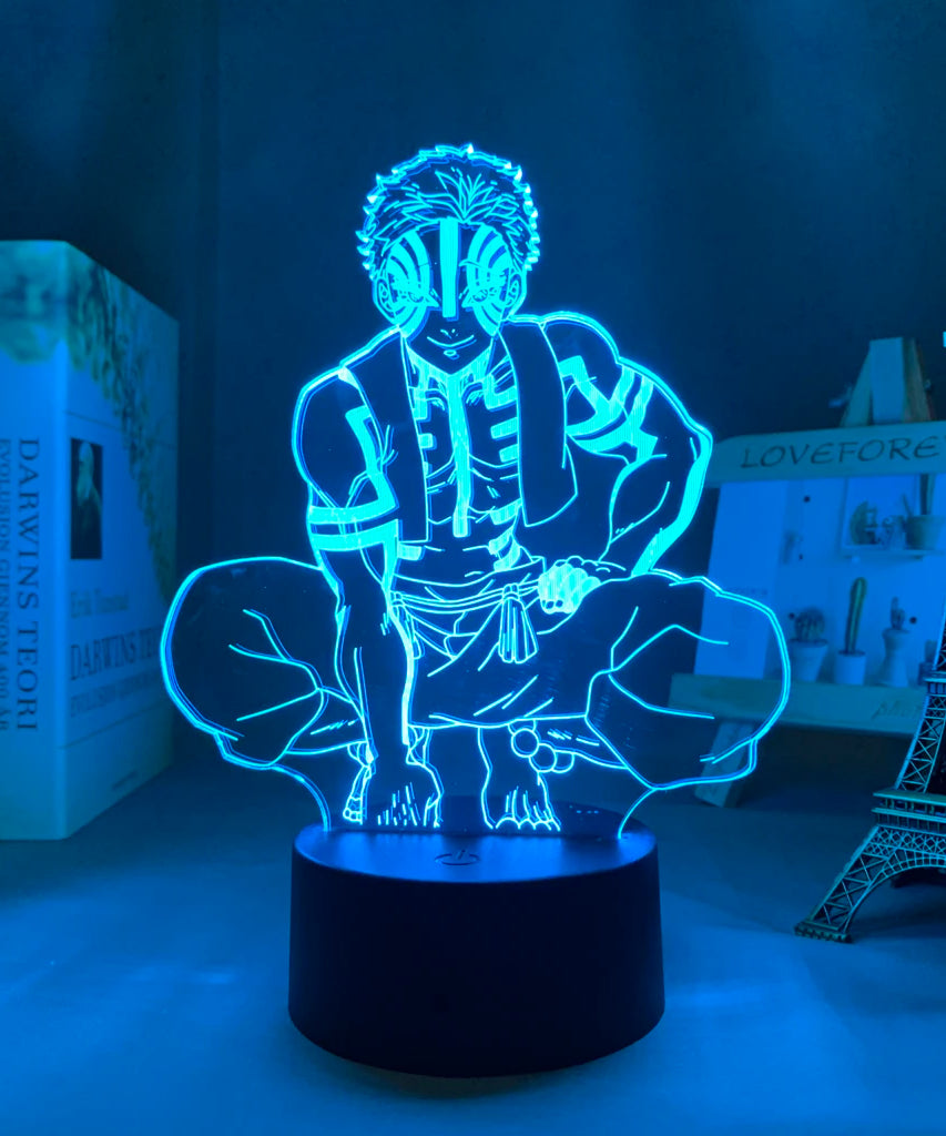 Manga 3d Light Kimetsu No Yaiba for Bedroom Decor Night Light Birthday Gift Table Lamp Anime Demon Slayer Mitsuri Kanroji Figure