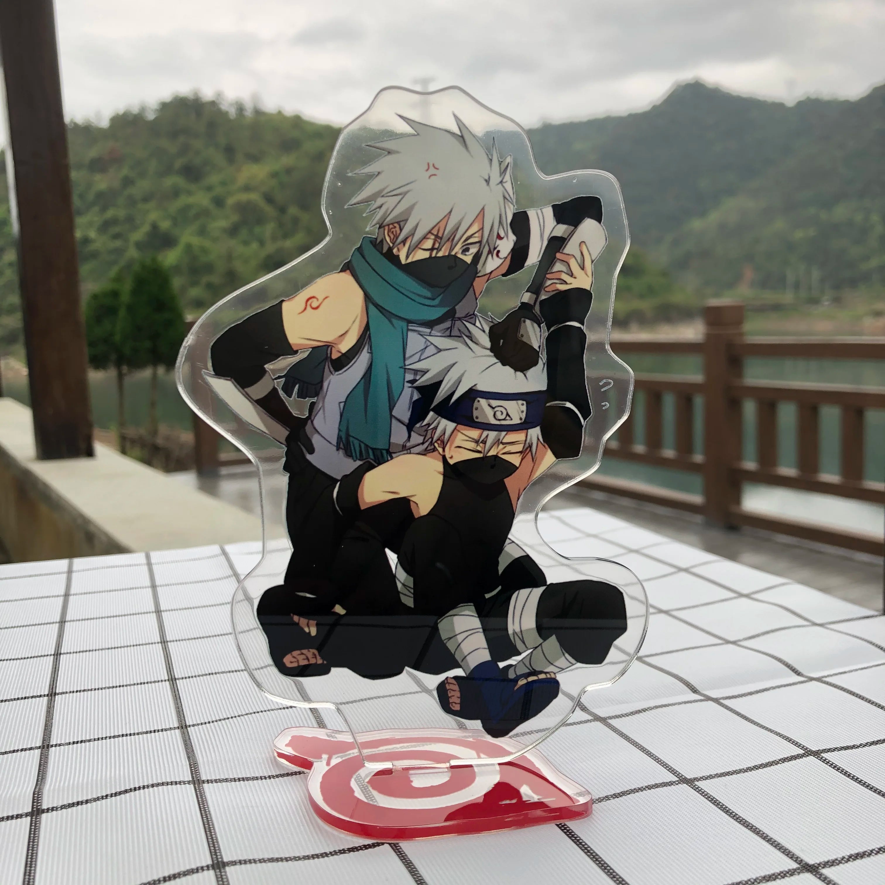 Anime Acrylic Stand Character Model Board Table Decoration Key Chain Kakashi Itachi Sasuke Lady Gift Jewelry Accessories