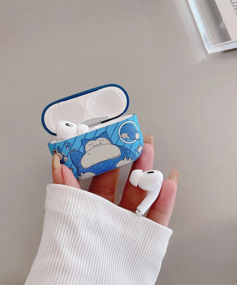Anime Pokemon Psyduck Squirtle Snorlax Earphone Case for Airpods pro 2 Wireless Bluetooth Headphones