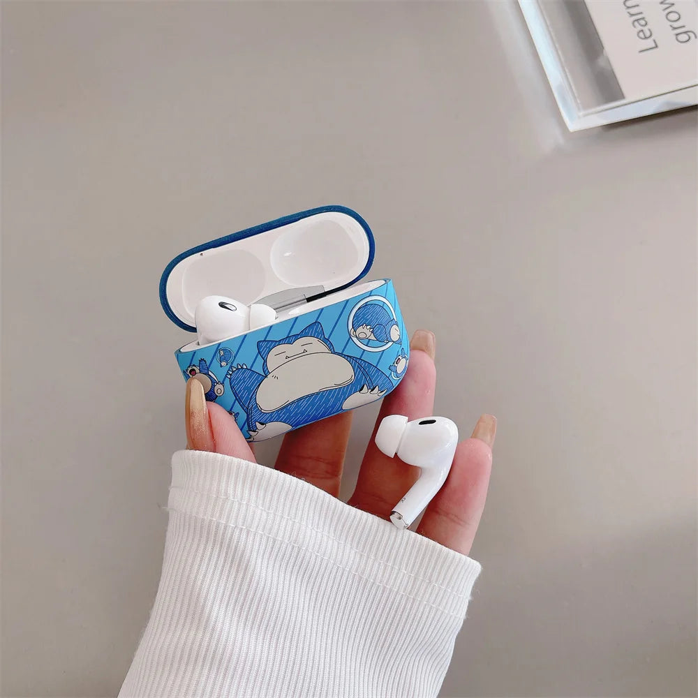 Anime Pokemon Psyduck Squirtle Snorlax Earphone Case for Airpods pro 2 Wireless Bluetooth Headphones
