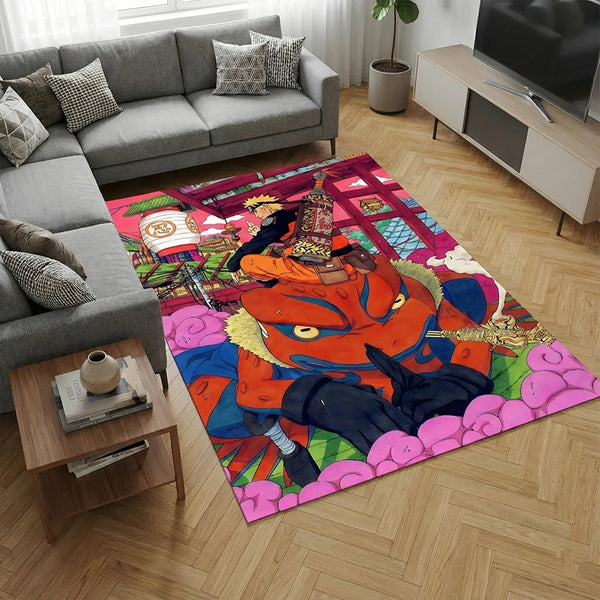 Naruto Uzumaki & Gamabunta Collector’s Rug – Hidden Leaf Anime Decor Carpet