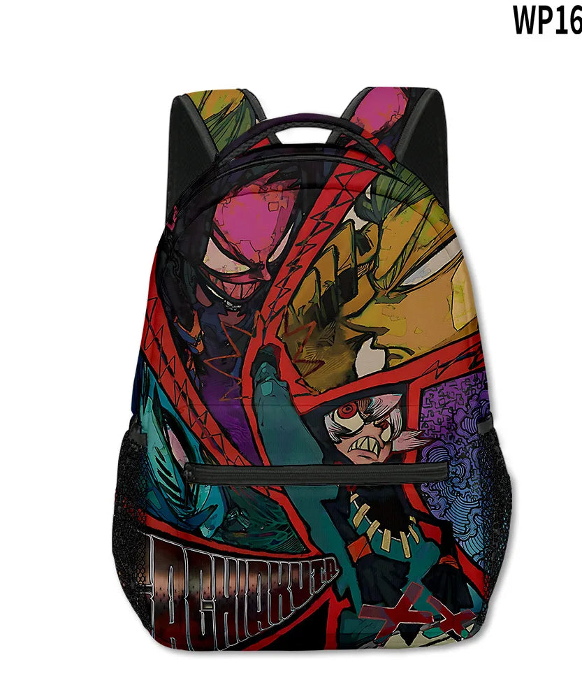 Trendy Popular Novelty Gachiakuta student Bookbag Notebook Backpacks 3D Print Oxford Waterproof Boys/Girls Travel Backpacks