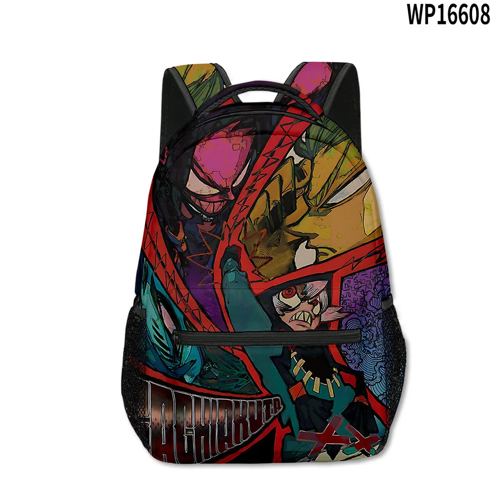 Trendy Popular Novelty Gachiakuta student Bookbag Notebook Backpacks 3D Print Oxford Waterproof Boys/Girls Travel Backpacks