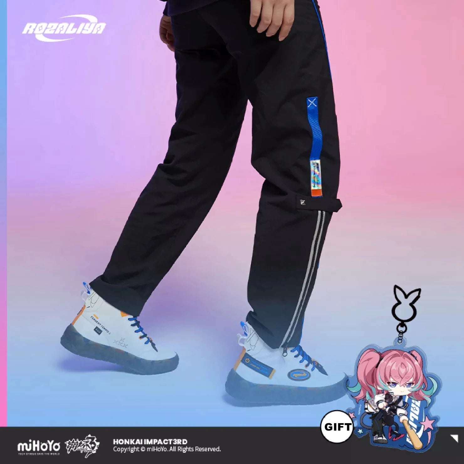 Honkai Impact 3 Anime Game Themed Pants Olenyeva Casual Pants