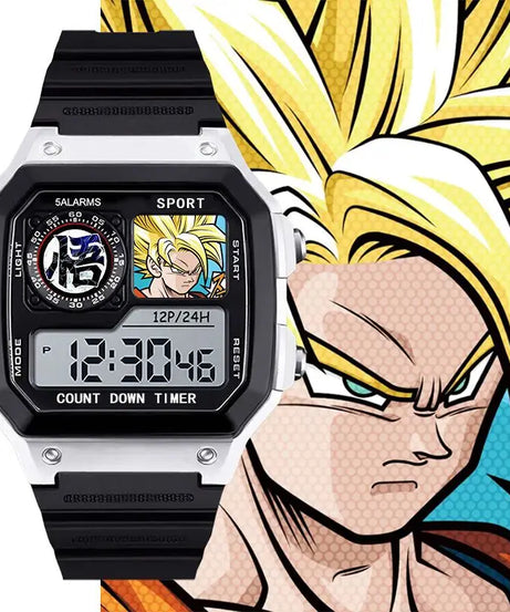 Goku Super Saiyan Kids Watch – Dragon Ball Waterproof Electronic Gift