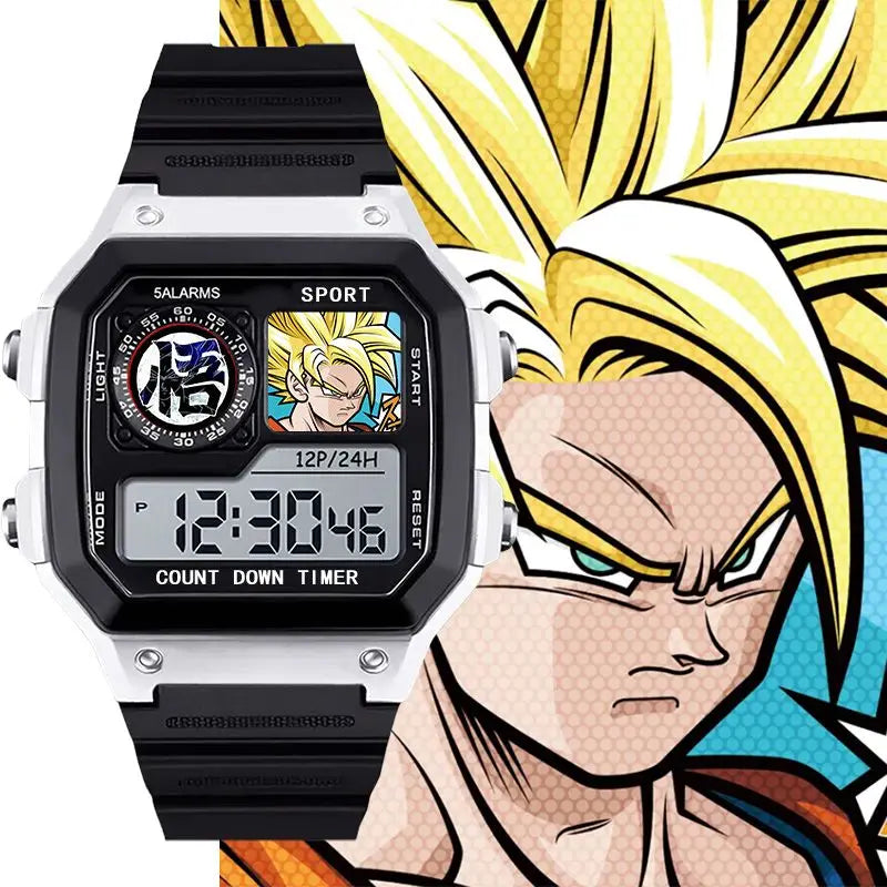 Goku Super Saiyan Kids Watch – Dragon Ball Waterproof Electronic Gift