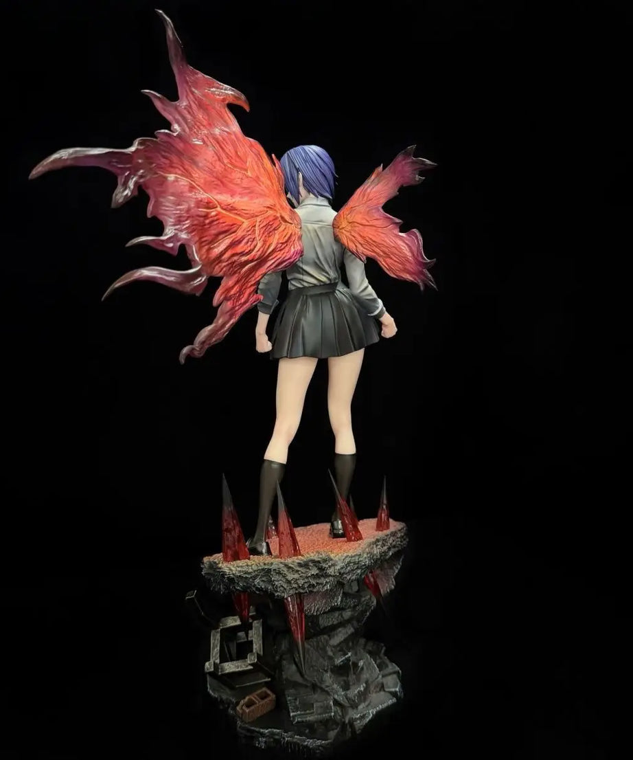28cm Tokyo Ghouls Figure Touka Kirishima Figures Two Headed Statue Collection Dolls Desk Decora Model Toys Kids Birthday Gifts