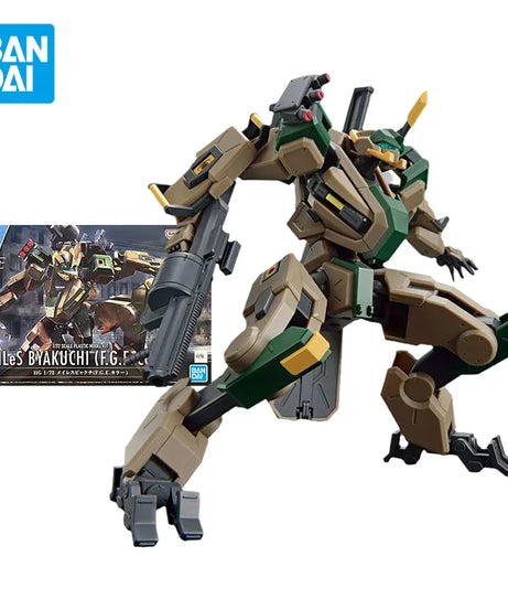GUNDAM Anime HG 1/72 MAILES BYAKUCHI F.G.E. COLOR PB Limited Action Figure Toys Collectible Model Gifts for Kids