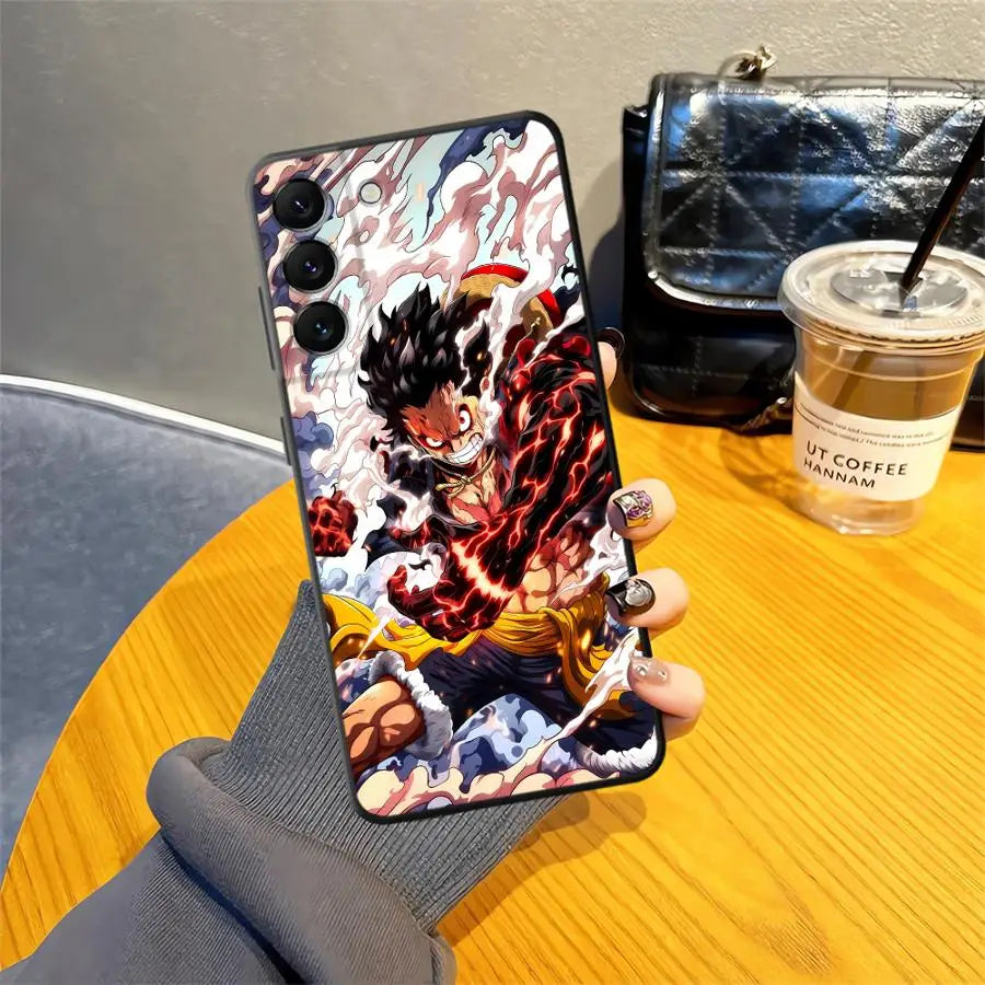 Luffy Ones Pieces Case for Samsung Galaxy A10 A20 A30 A40 A05 A04 A50 A70 A01 A02 A03 A06 Note 20 Ultra 9 10 A07 Phone Cover