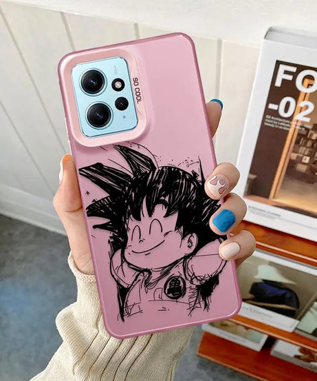 Cute Dragon Ball Goku Shell Phone Case for Xiaomi Redmi Note 10s 10 11 Pro 12 13 14 Pro Plus 11s