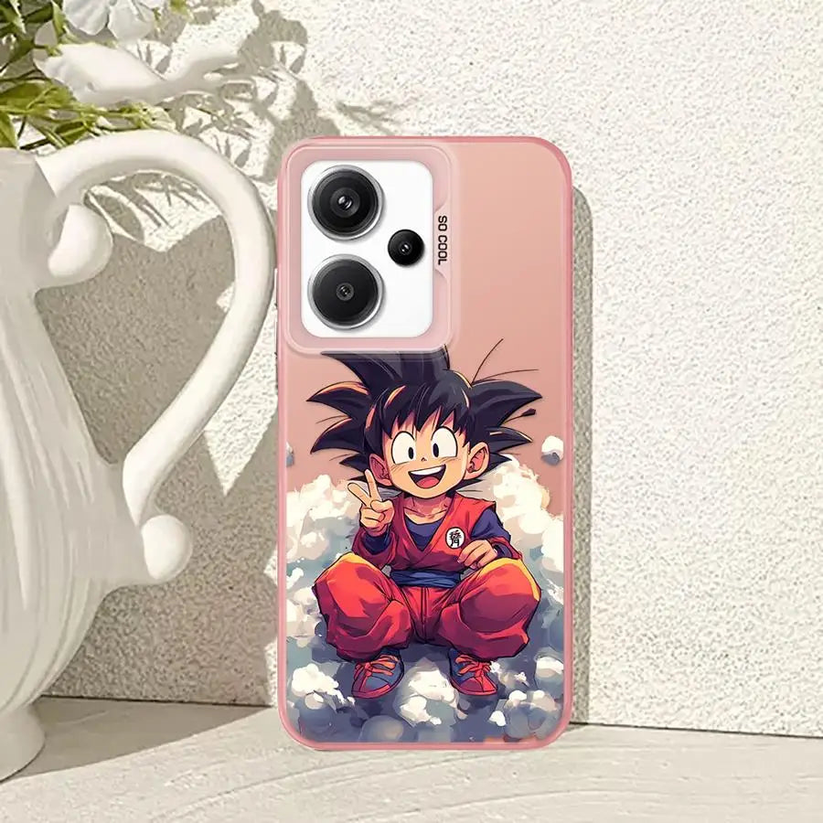 Cute Son-Gokus Case for Xiaomi Redmi 12C A3x 14C A4 13C A1 A3 A2 Plus 13 12 Shell