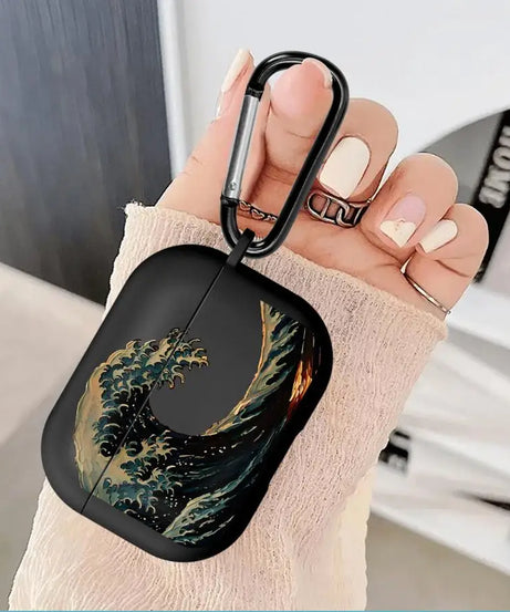 Minimalist Wave Earphone Cases Cover Case For Airpods Pro Pro3 2 4 1 3 Pro2