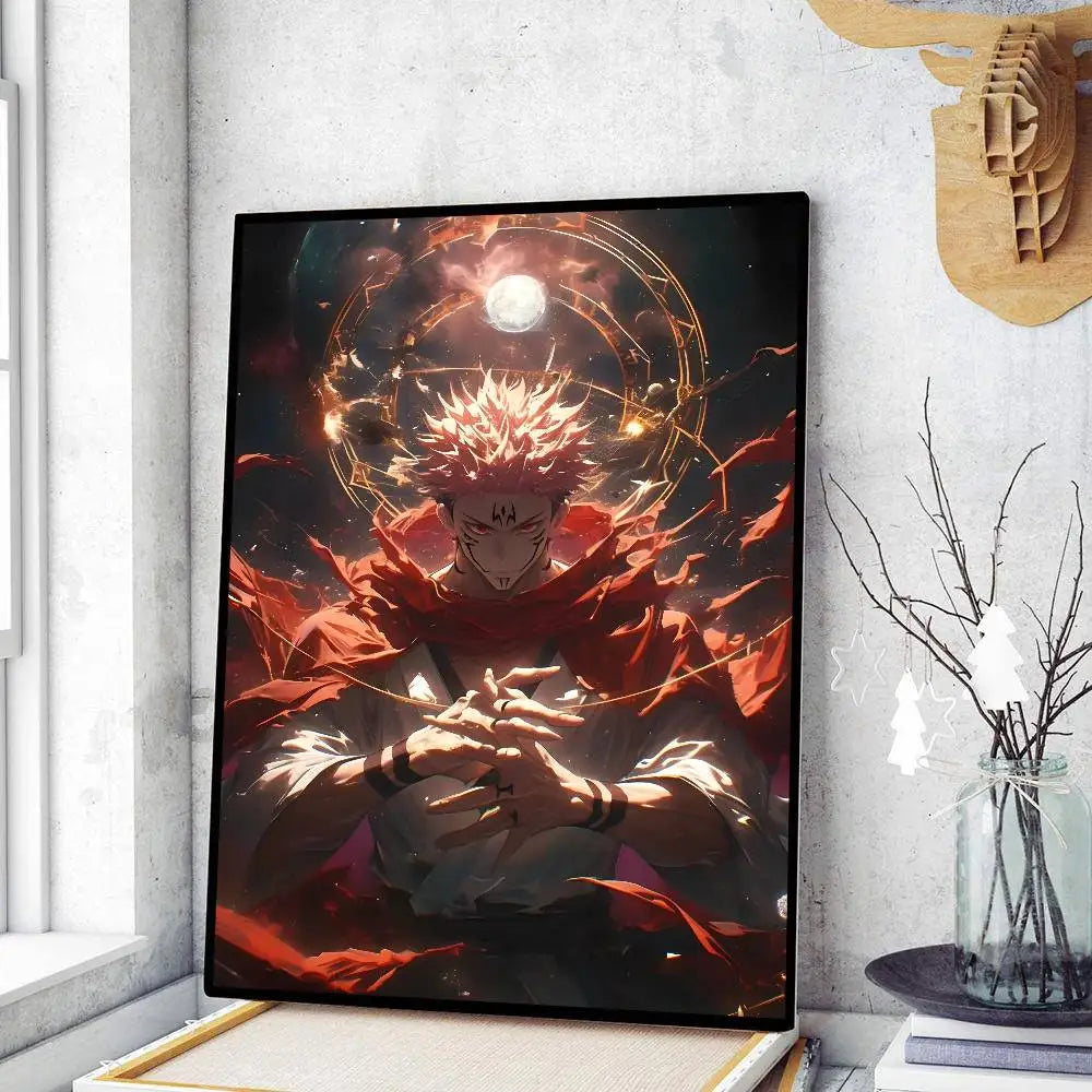 Anime Jujutsu Kaisen Ryomen Sukuna Poster Print – Wall Art Decor Poster 8