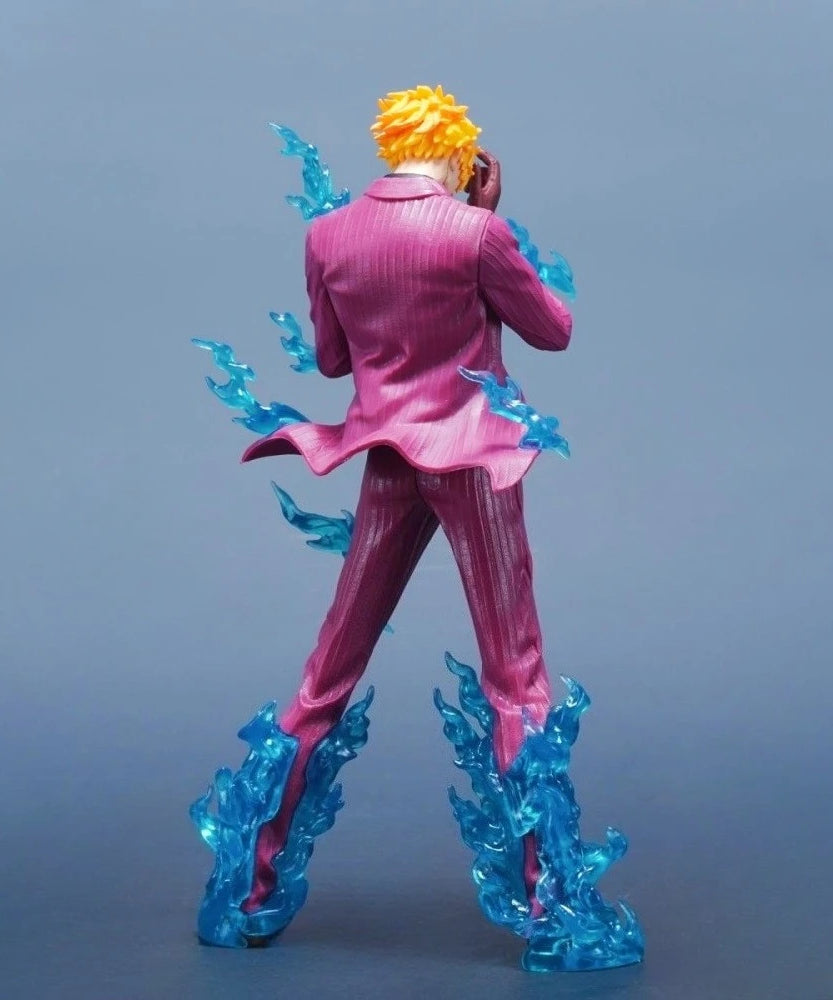 24cm/9.45in Anime ONE PIECE Figure Sanji Action Figures Pvc Statue Desktop Ornamen Collection Model Toys Gifts