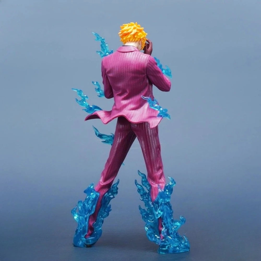 24cm/9.45in Anime ONE PIECE Figure Sanji Action Figures Pvc Statue Desktop Ornamen Collection Model Toys Gifts