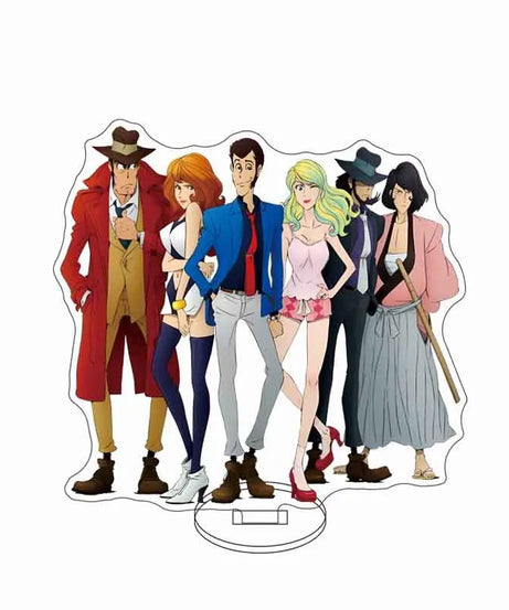 Lupin III Rupan Sansei Acrylic Stand Model Plate Decoration Originality Desk Figure Display Fan Gift Prime New Products Classic
