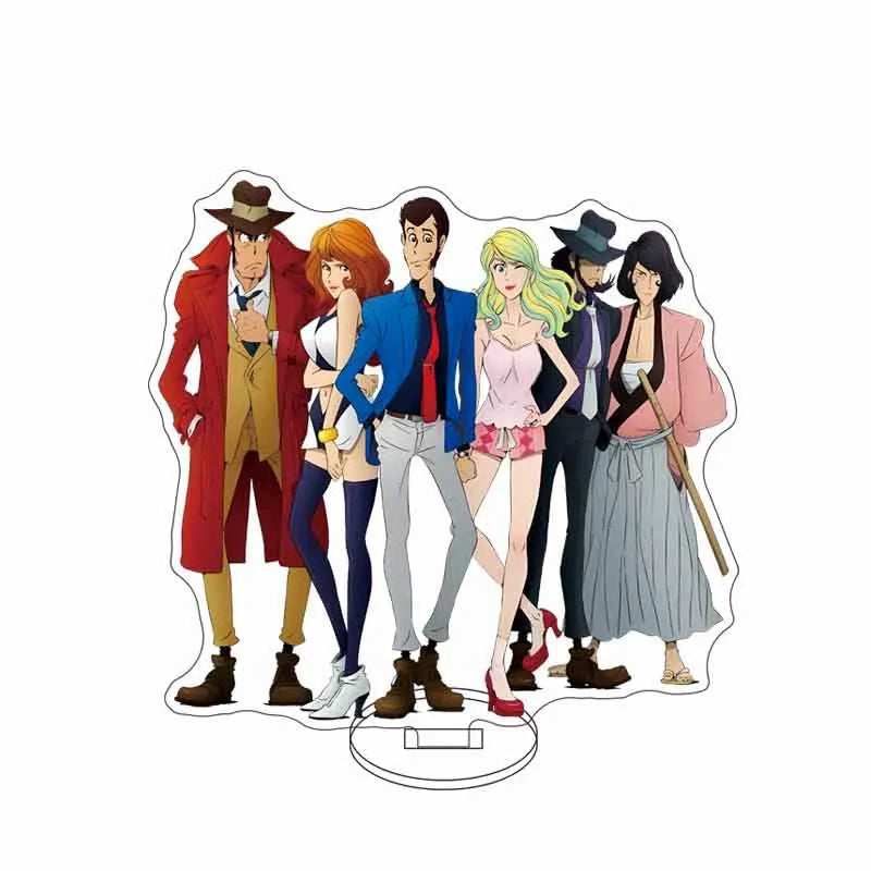 Lupin III Rupan Sansei Acrylic Stand Model Plate Decoration Originality Desk Figure Display Fan Gift Prime New Products Classic