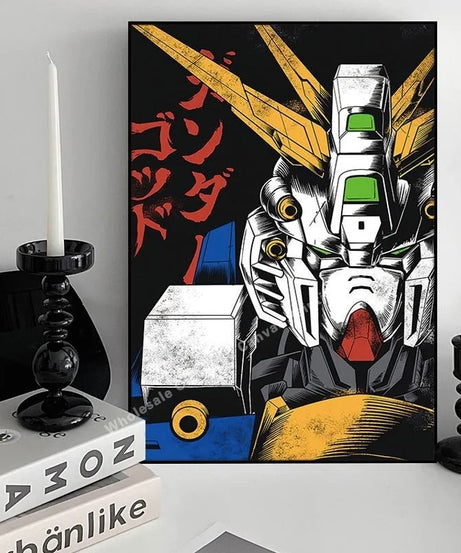 Gundam Mech Esports Room Decorative Poster