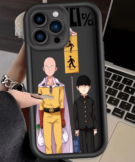 Mob Psycho 100 Anime Art Eye Ladder For Apple iPhone 15 14 13 12 11 XS XR X Pro Max Plus Funda Phone Case