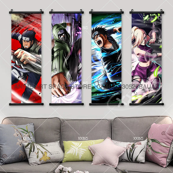 Naruto Wall Scroll Poster — Anime Canvas Art