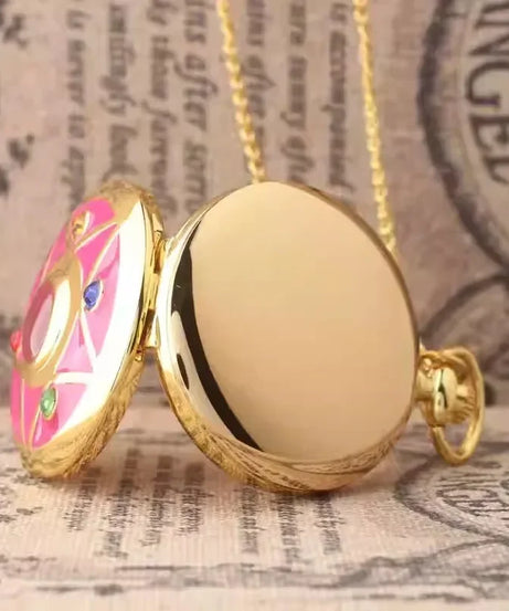 Sailor Moon Moon Prism Pocket Watch Second Generation Lifewith sailor moon Card Captor Sakura accessories holiday gift